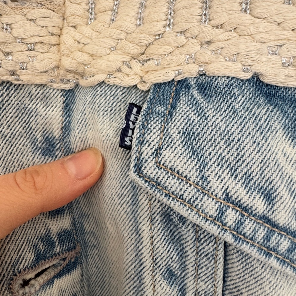 Vintage Levi’s Jean Jacket made in Italy - Picture 4 of 15